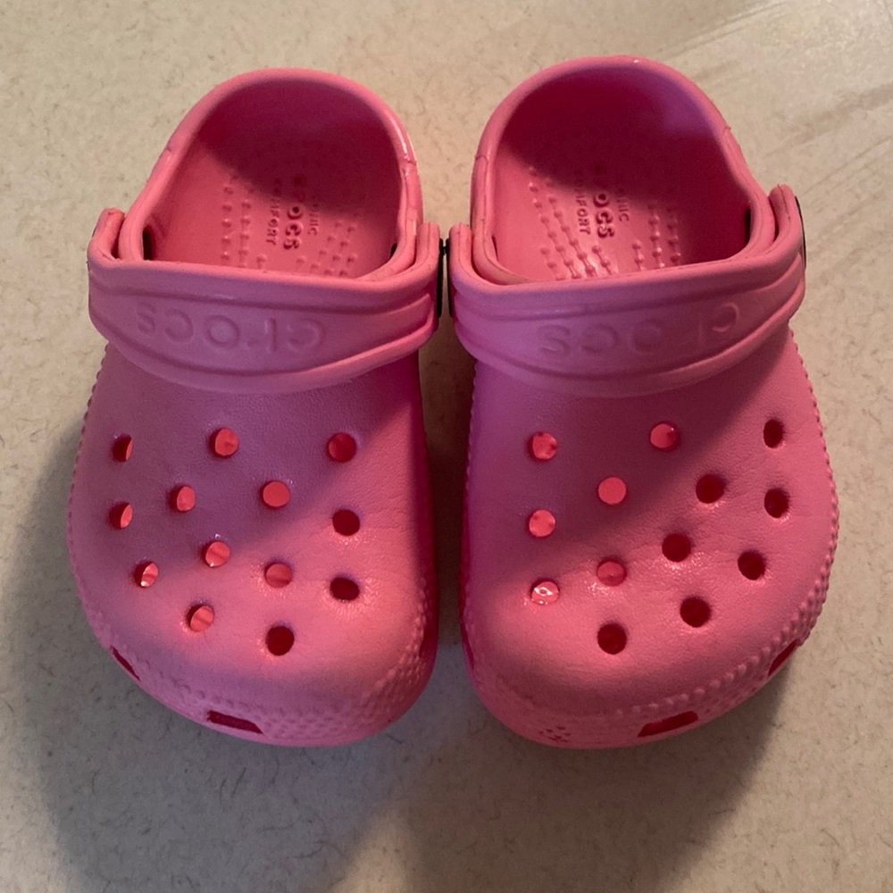 Toddler size 5 pink CROCS
